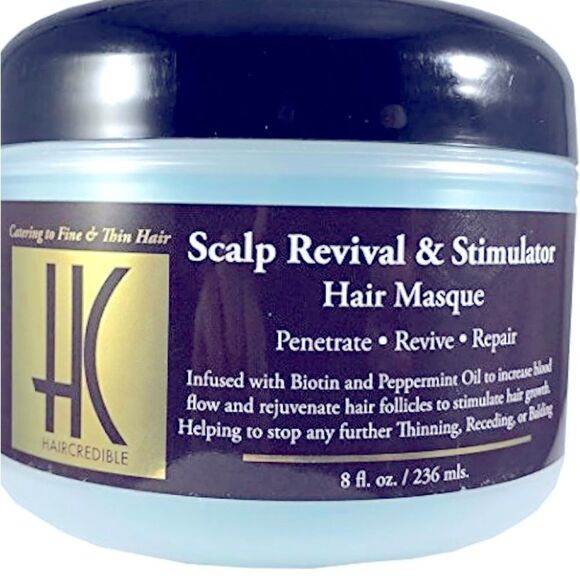 🎉Haircredible Scalp Revival & Stimulator Hair Masque 8 OZ🔥 - Picture 1 of 6